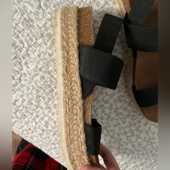 Steve Madden platform sandals black - Picture 4 of 5